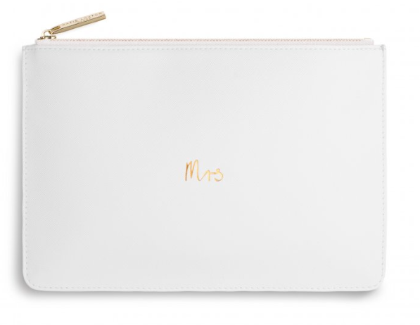 Perfect Pouch - White Mrs.