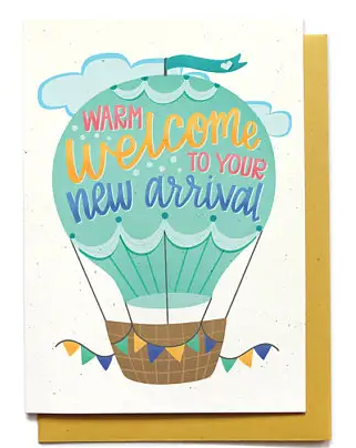 Hot Air Balloon  Baby Welcome
