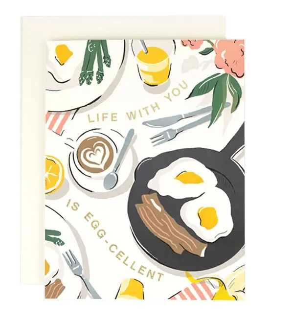 Life is Eggcellent Card