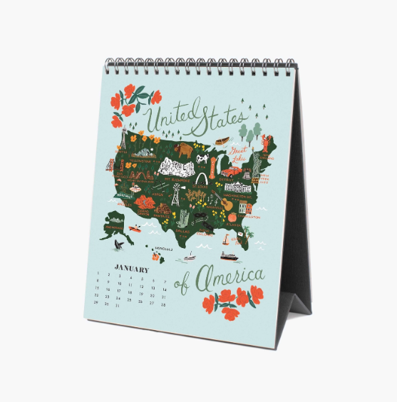 2023 World Traveler Desk Calendar