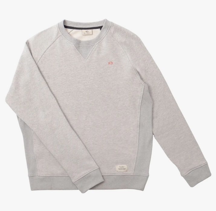 Organic Cotton Sweatshirt | Mottled Light Grey