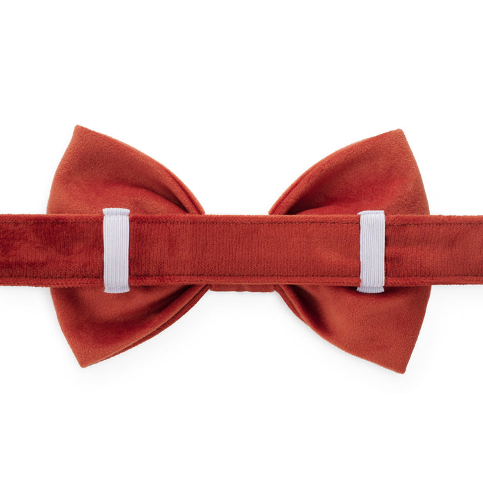 Football Embroidered Dog Bow Tie