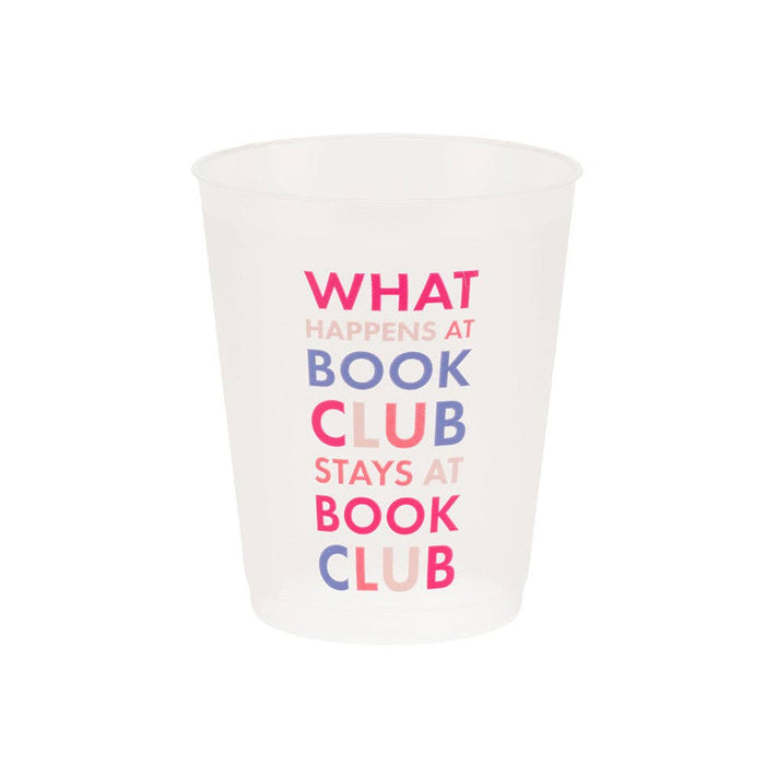 What Happens At Book Club Flex Cups