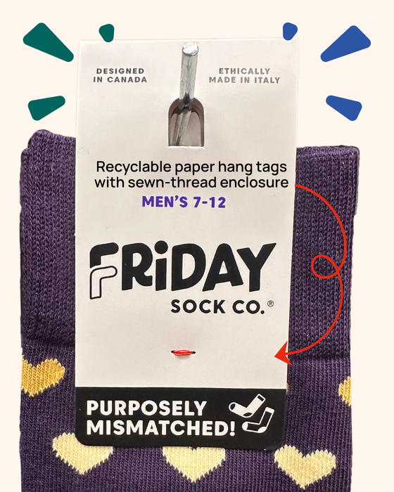 Underwater Mismatched Men's Sock