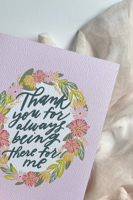 There for Me Card