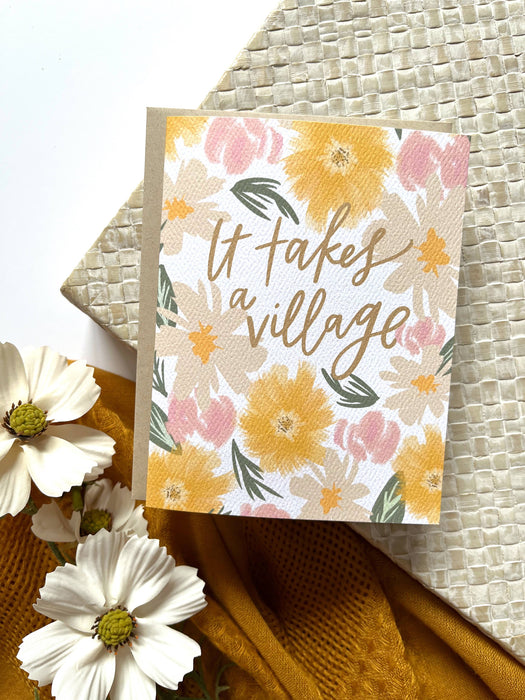 It Takes a Village Card