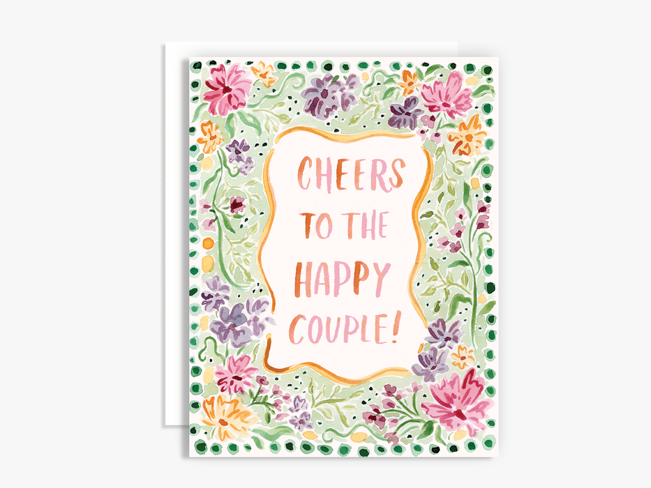 Cheers To The Happy Couple Card