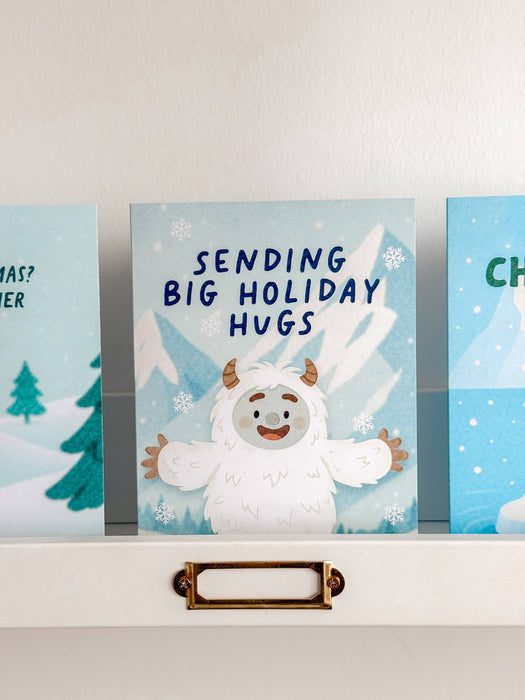 Sending Big Holiday Hugs Card