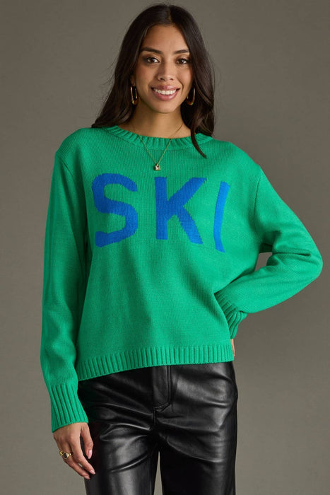 Green Ski Sweater