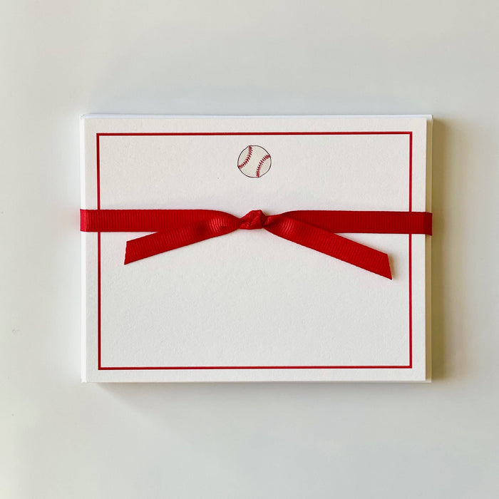 Baseball Flat Note Cards
