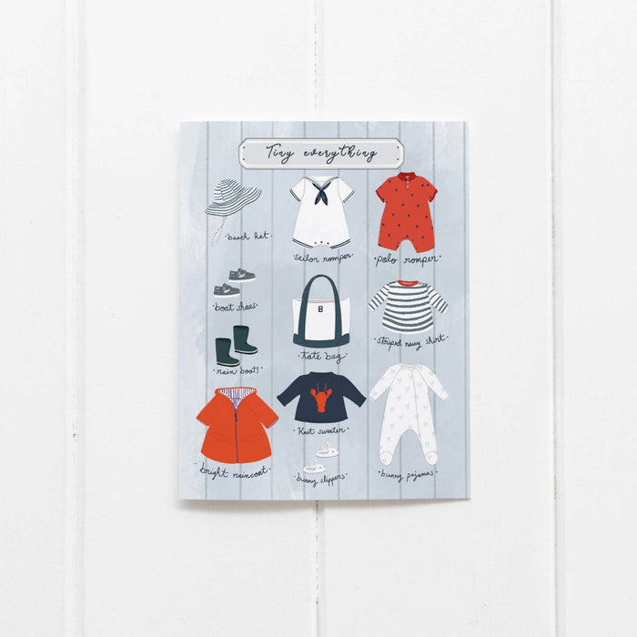 Tiny Everything Boy Card