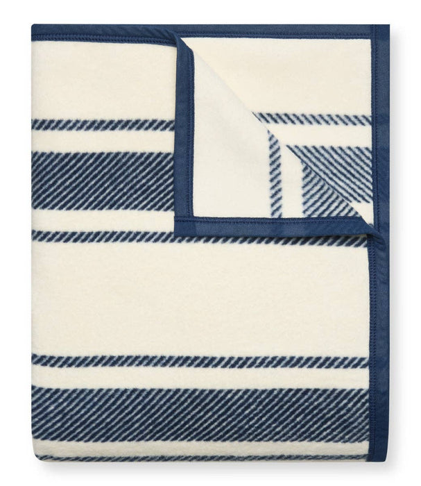 Dockside Stripe Navy Blanket Original
