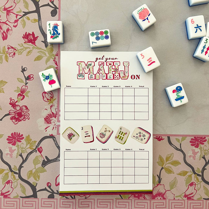 Mahjong Scorecard Notepad