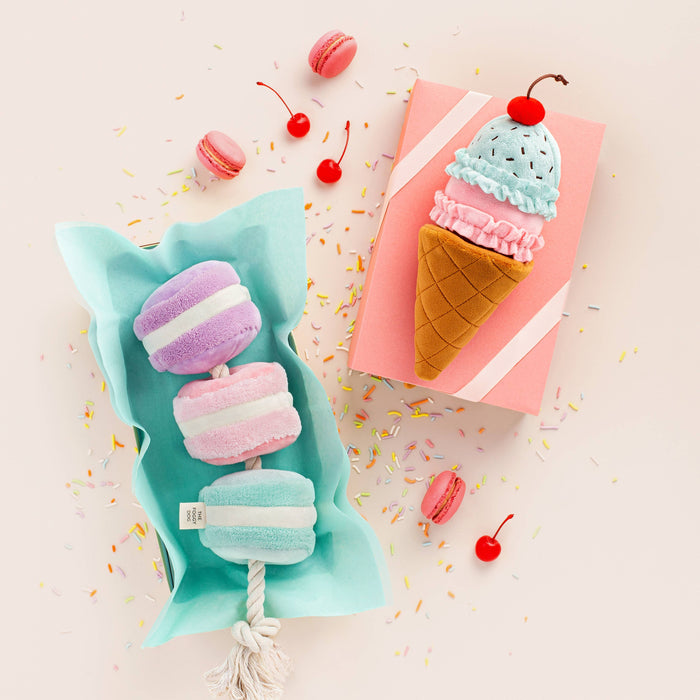 Ice Cream 2-in-1 Bounce Dog Toy