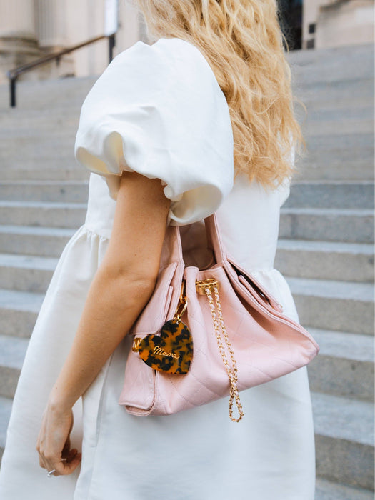 Mama Heart Acetate Bag Charm + Keychain