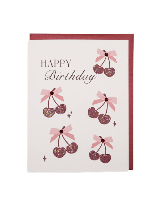 Sweetest Cherry Birthday Card