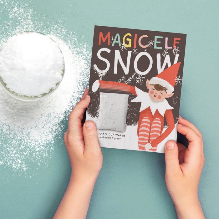Magic Elf Instant Snow Card