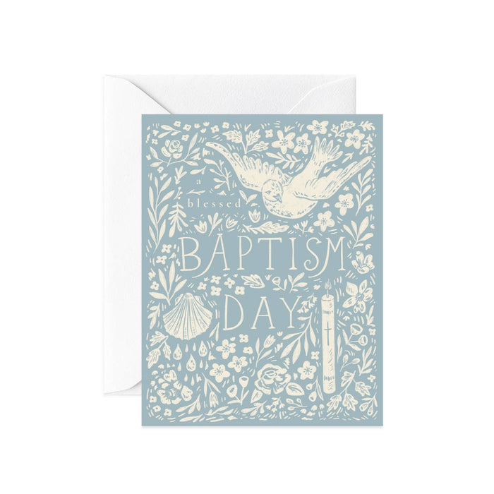 A Blessed Baptism Card | Blue