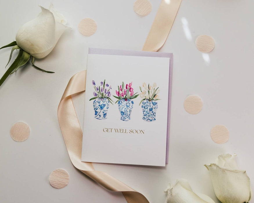 Get-Well Tulips Card