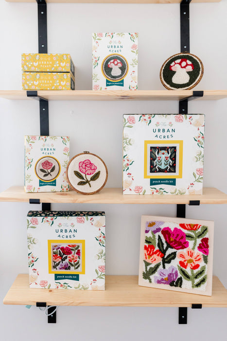 Jade Flowers Punch Needle Kit