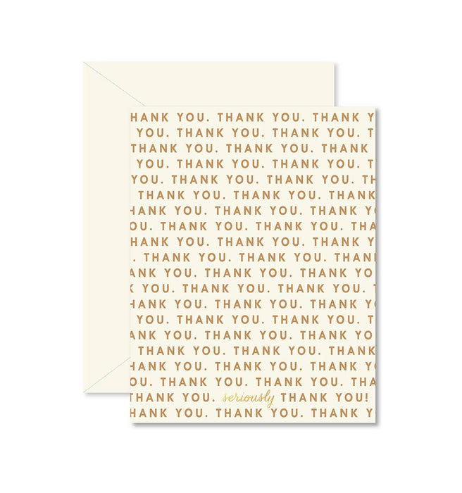 Repeating Thank You Card