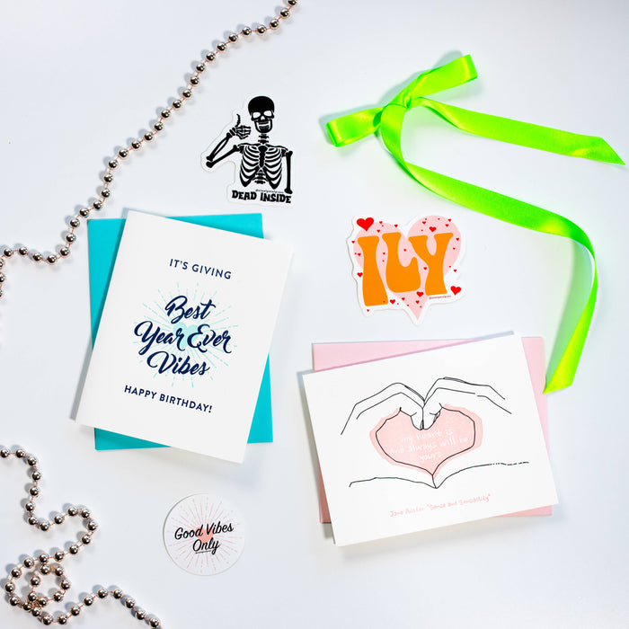 Best Year Ever Vibes Card