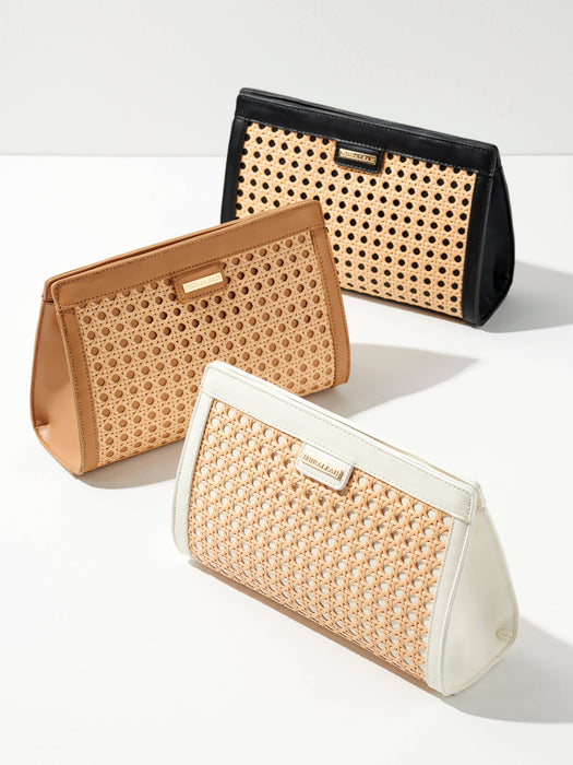 Tan Soleil Clutch