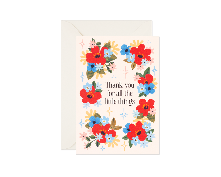 Little Things Thank You Card