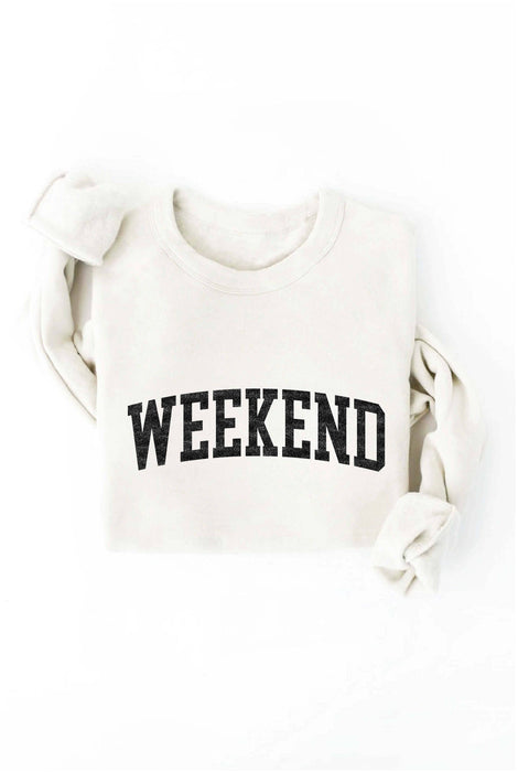 Heather Royal WEEKEND Sweatshirt