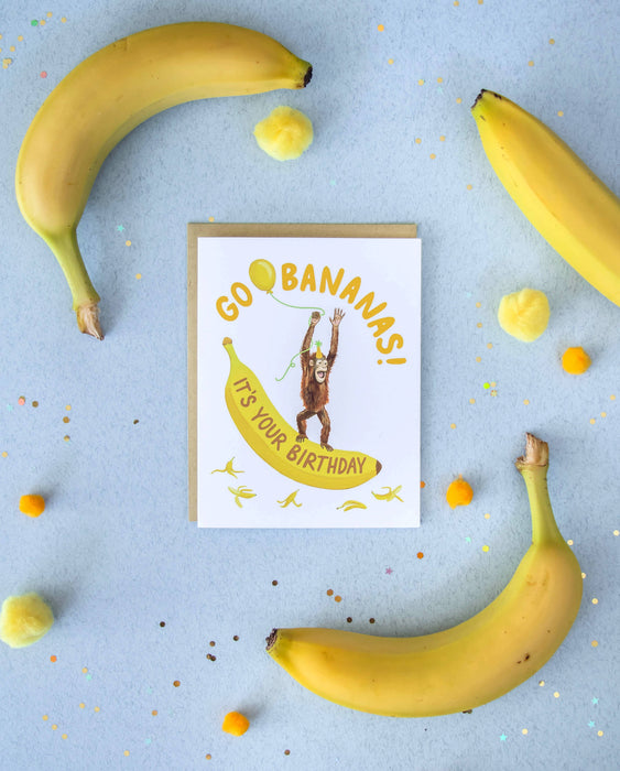 Orangutan Banana Card