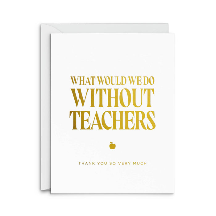 Without Teachers Card