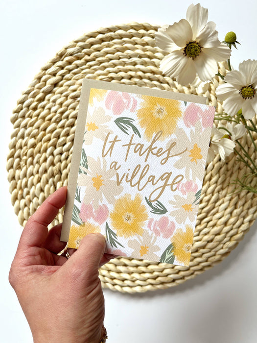 It Takes a Village Card