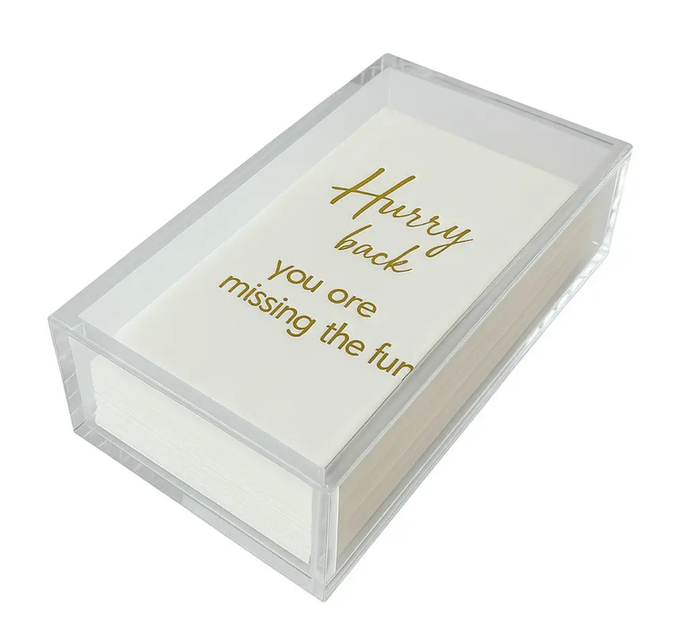 Hurry Back Guest Towels