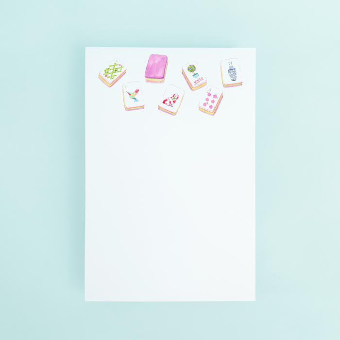 Large Mahjong Tiles Notepad