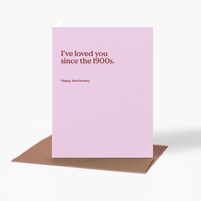 Since The 1900s Card