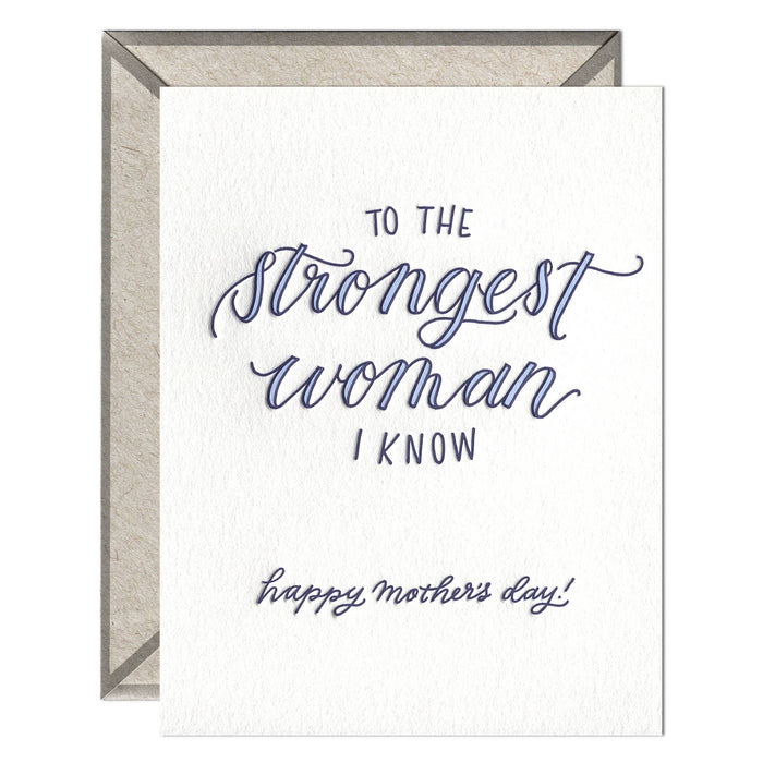 Strongest Woman I Know Card