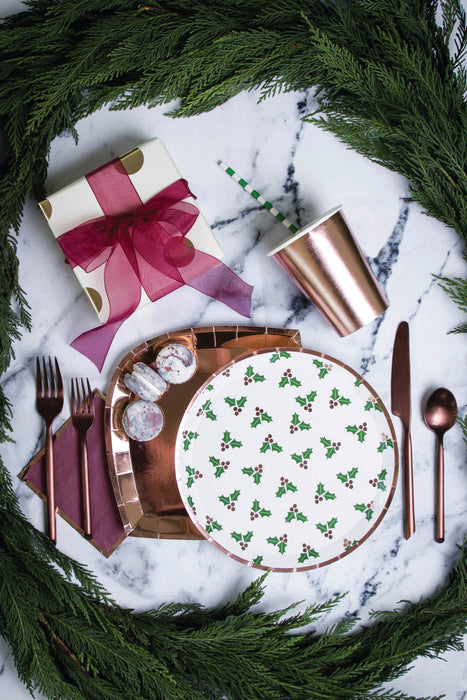 Holly Dinner Plates