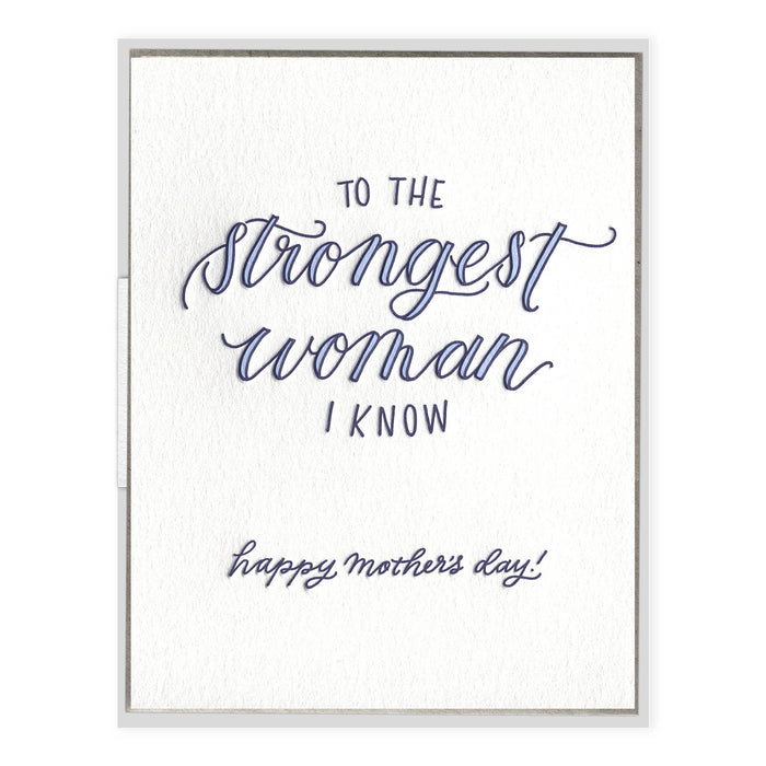 Strongest Woman I Know Card