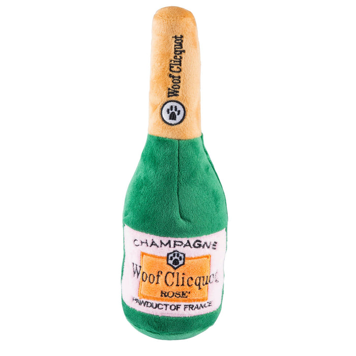 XL Woof Clicquot Rose' Champagne Dog Toy