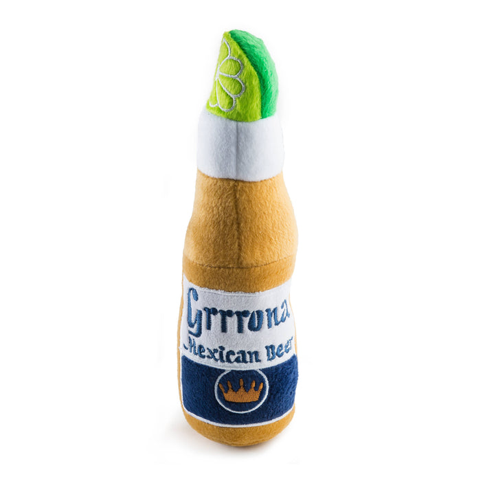 Lg Grrrona Beer Bottle Toy Squeaker Dog Toy