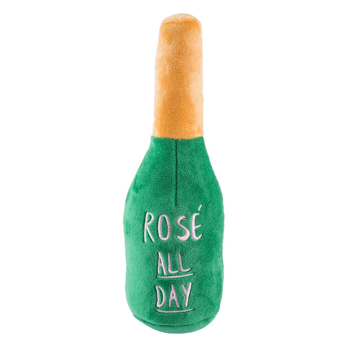 XL Woof Clicquot Rose' Champagne Dog Toy