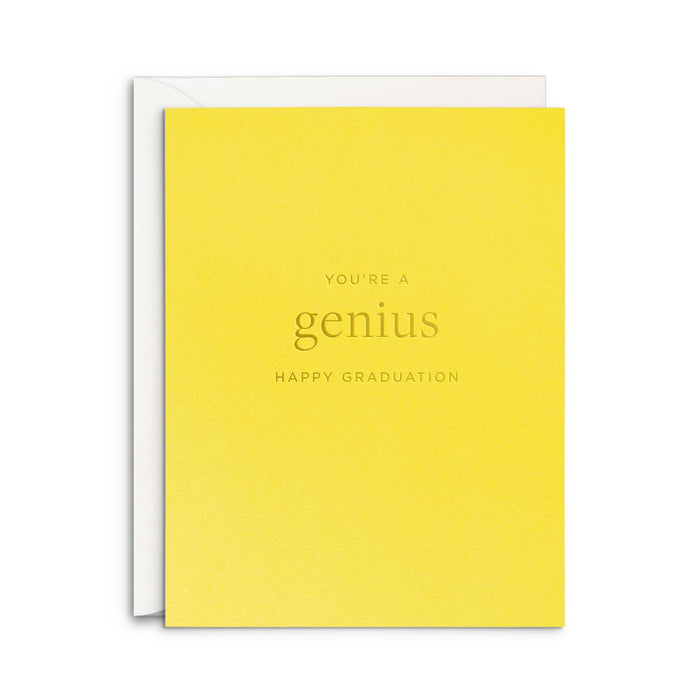 Genius Graduation Card