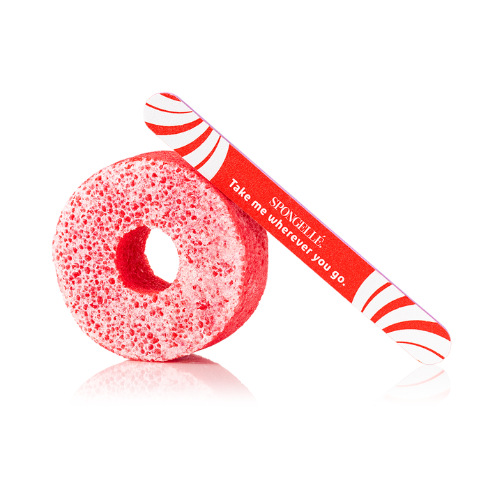 Candy Cane PediPOP & Nail File 