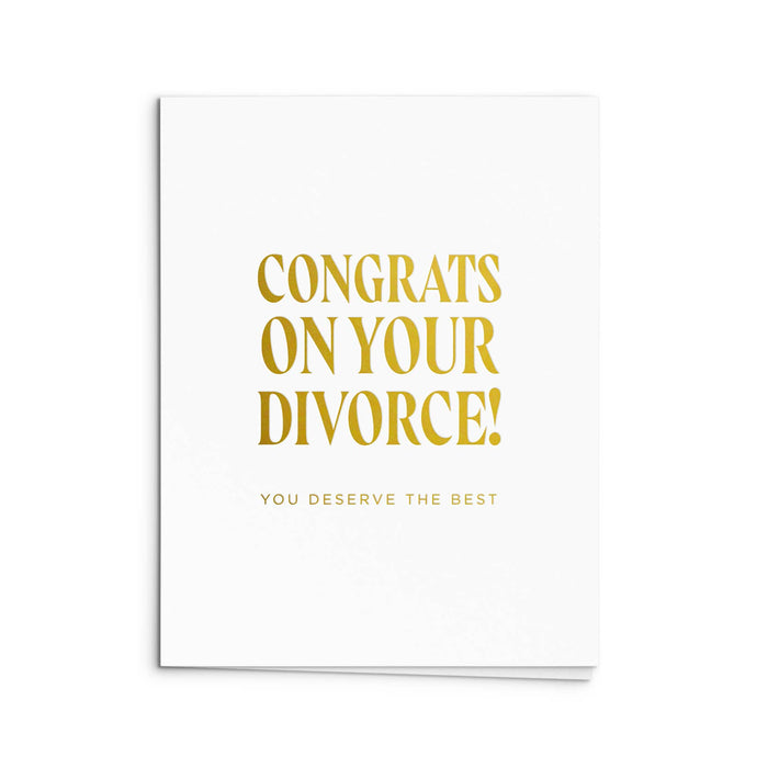 Divorce Congrats Card