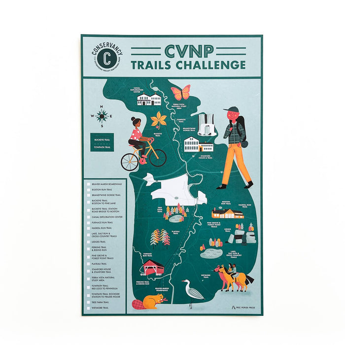 Cuyahoga Valley National Park Challenge Map