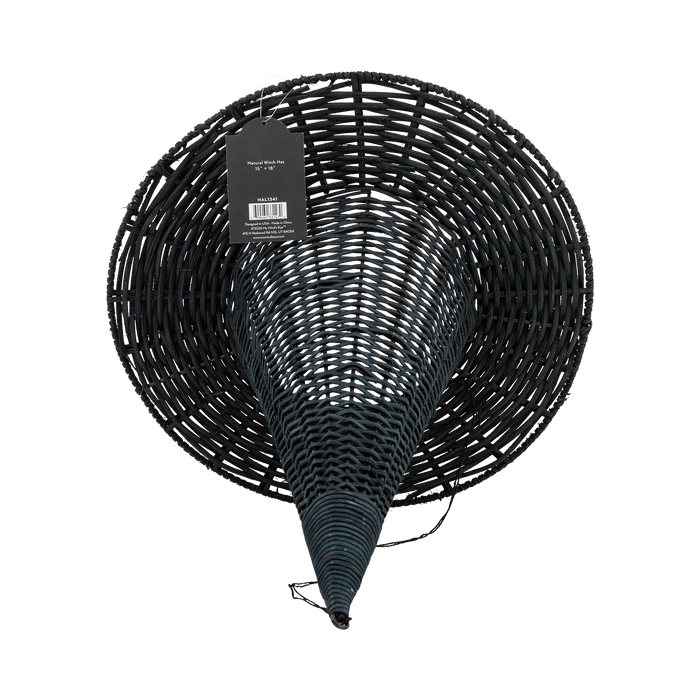 18" Rattan Witch Hat