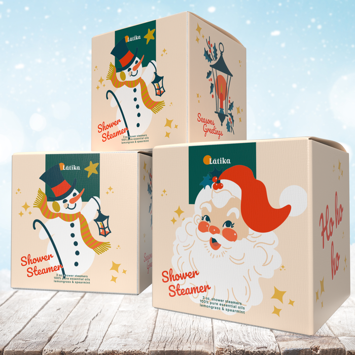 Christmas Shower Steamer Cube | Snow