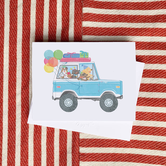 Dog Trip Celebration Card