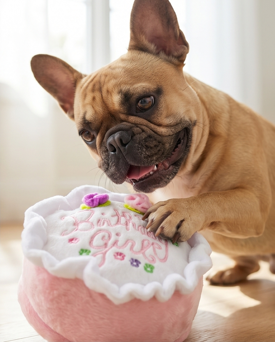 Mini Birthday Girl Dog Toy