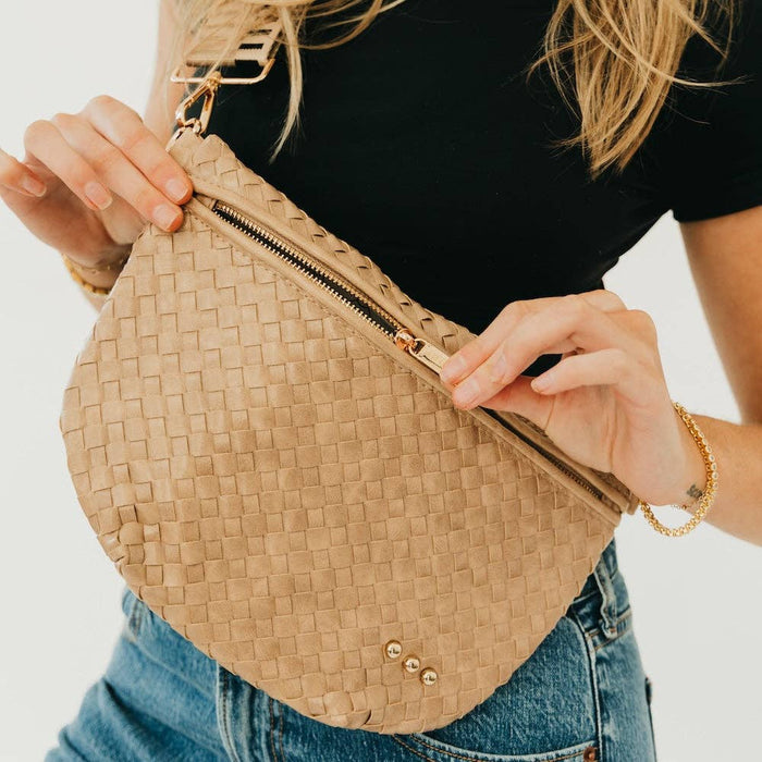 Westlyn Woven Bum Bag | Brown